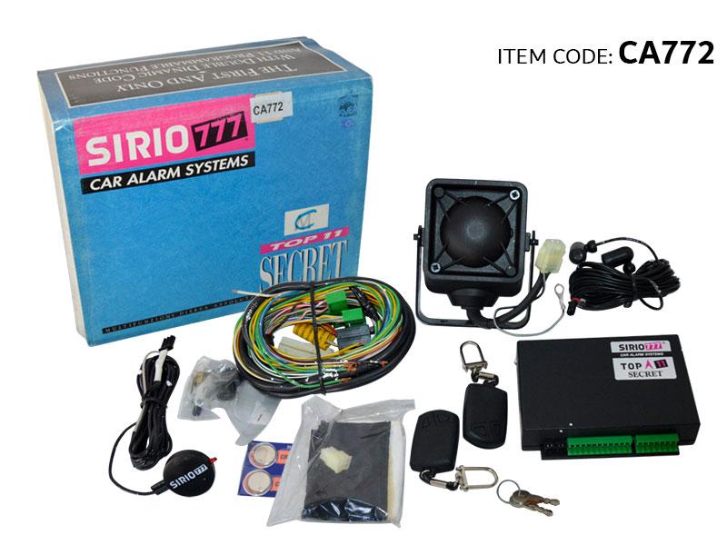 CAR ALARM SIRIO777