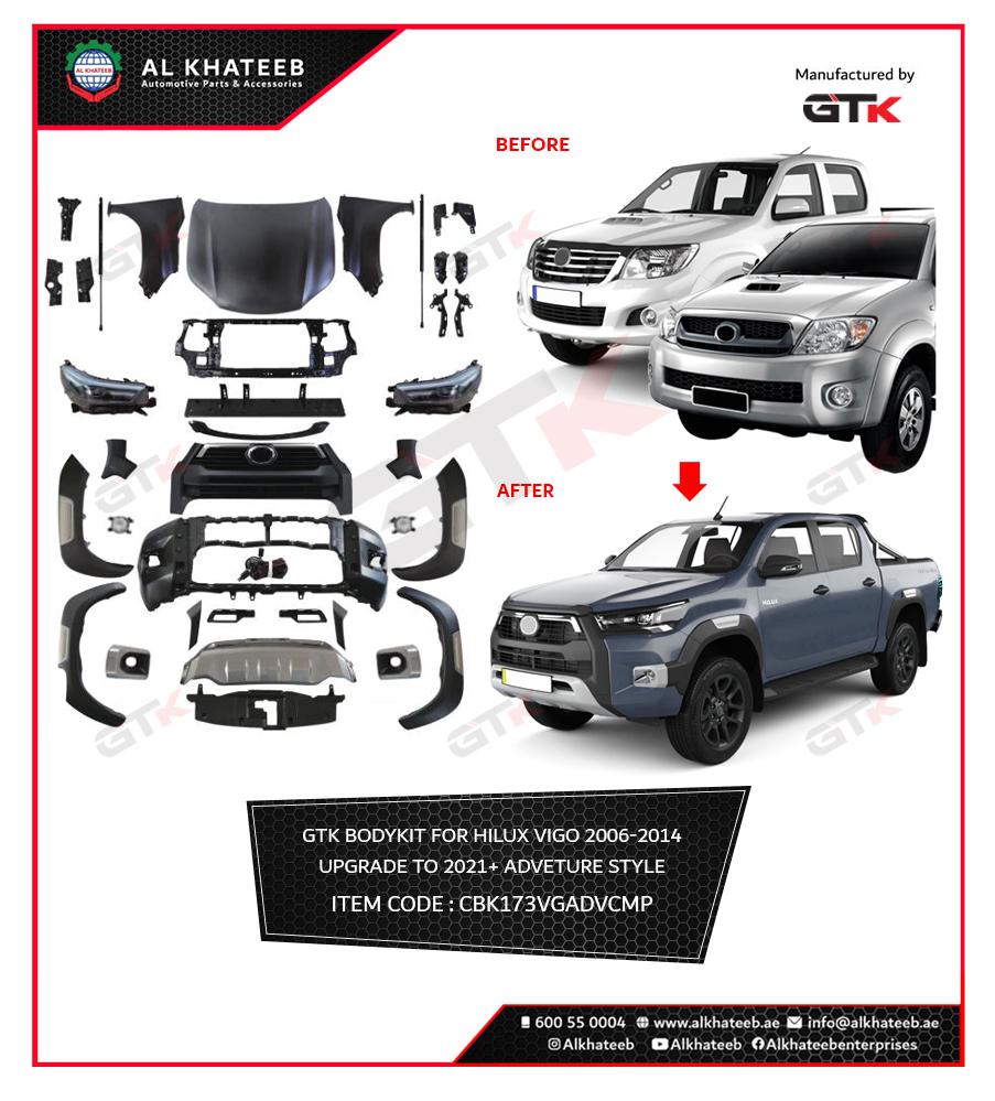 HILUX VIGO 2006-2014 UPGRADE TO ADVENTURE STYLE 2022