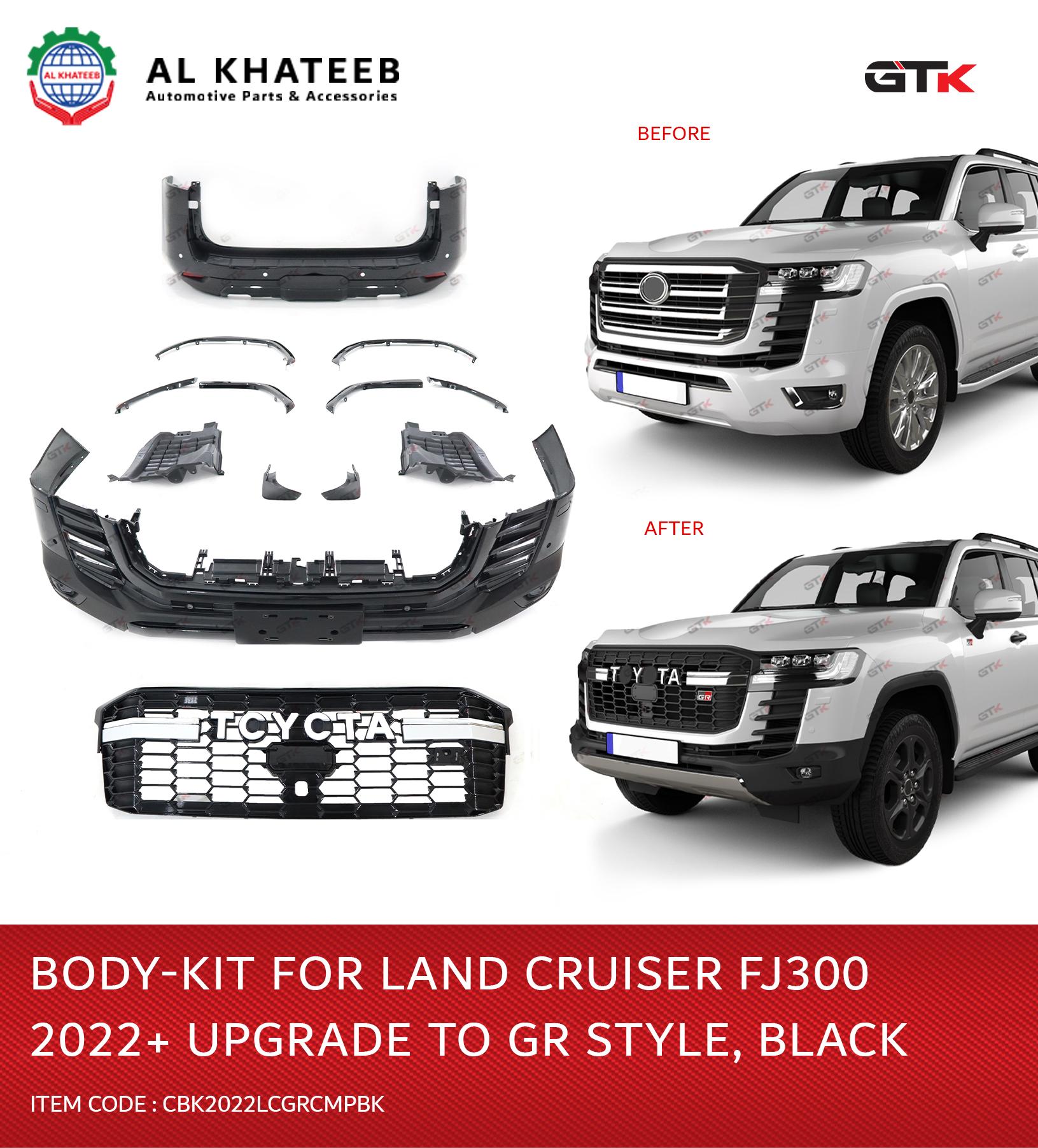 Car Body Kit For Lc Fj Gr Style Black