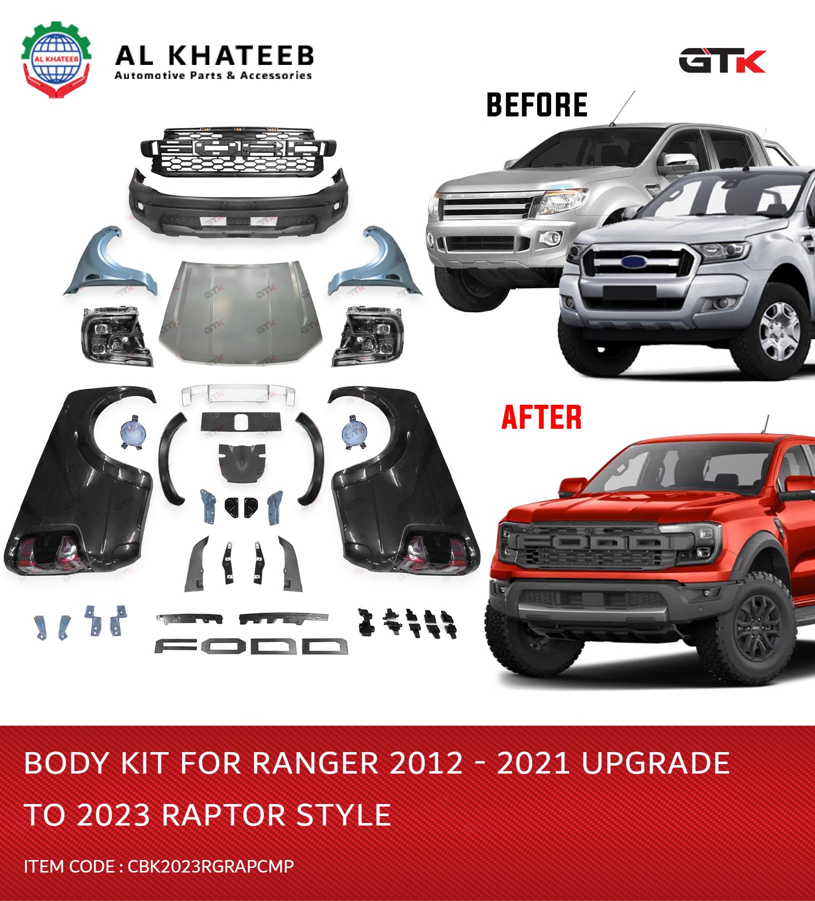 BODY KIT USE FOR UPGRADE RANGER 2012-21 TO T9 2023 RAPTOR