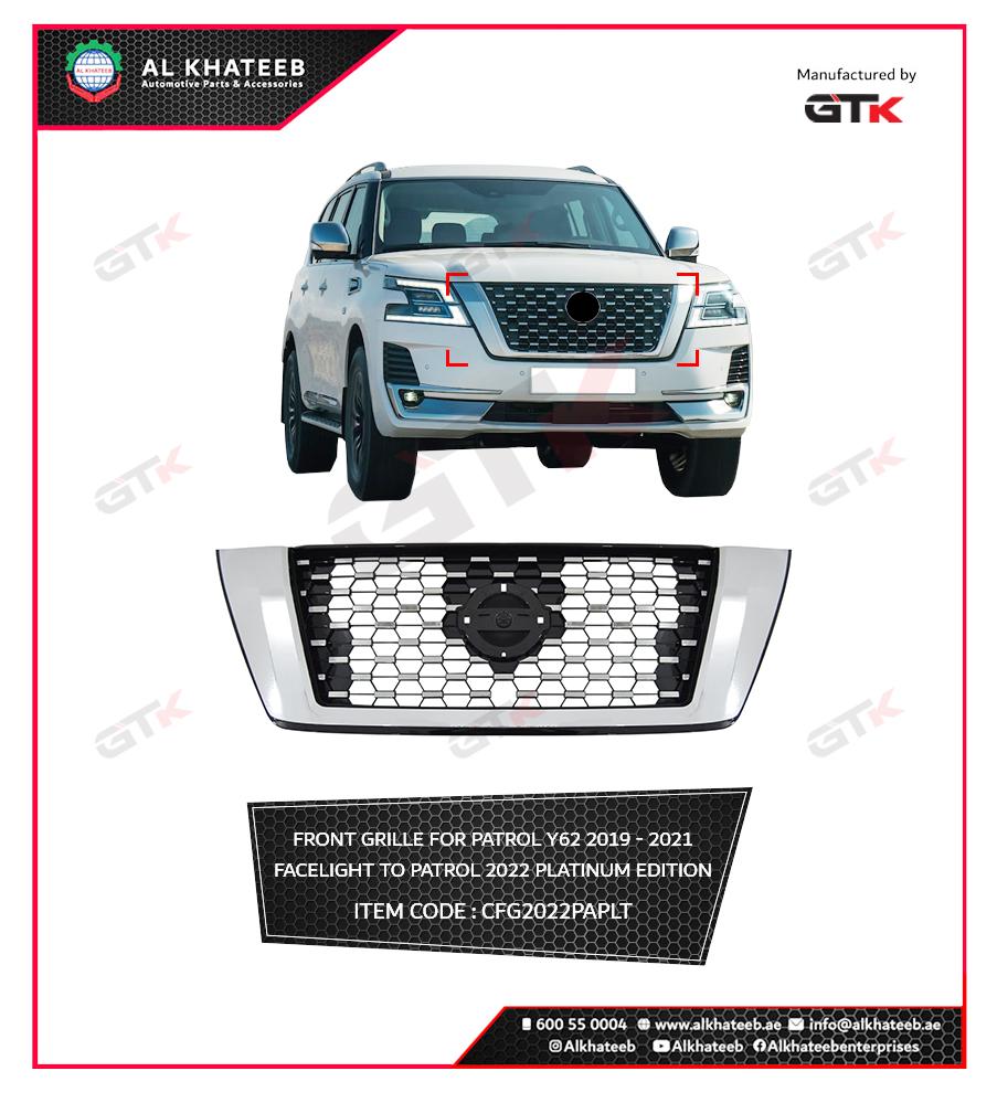 FRONT GRILL 4  NISSAN PATROL 2022+ ,FULL STAR STY