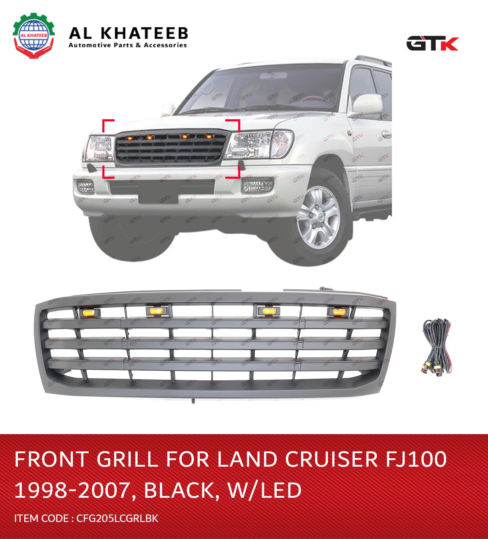 FRONT GRILL FOR LAND CRUISER FJ100 1998-2007 BLACK