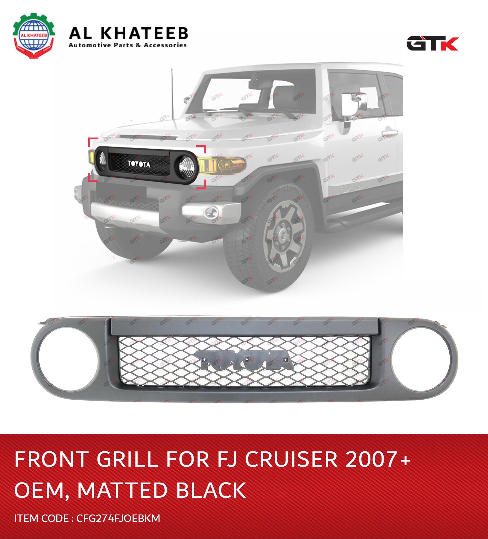 Front Grill For FJ CRUISER 2007-2021,OEM,Matt Black