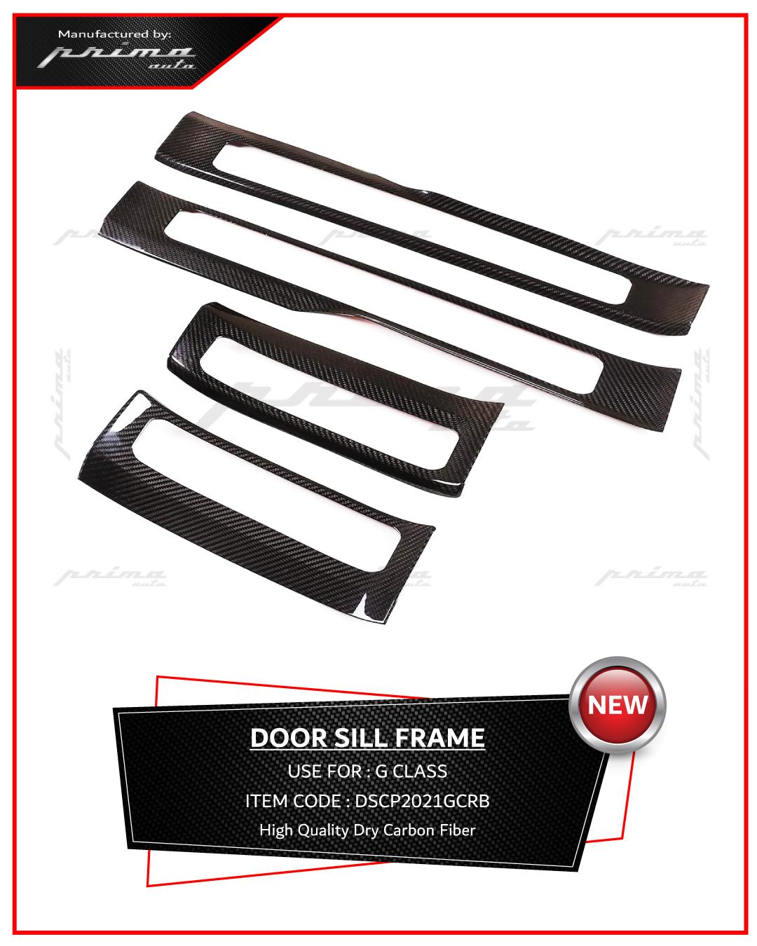 DOOR SILL COVER PLATE 4G-CLASS DRY CARBON FIBER - DSCP2021GCRB