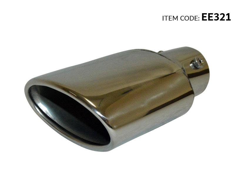 EXHAUST PIPE S/S220*60MM OVAL&BEVEL