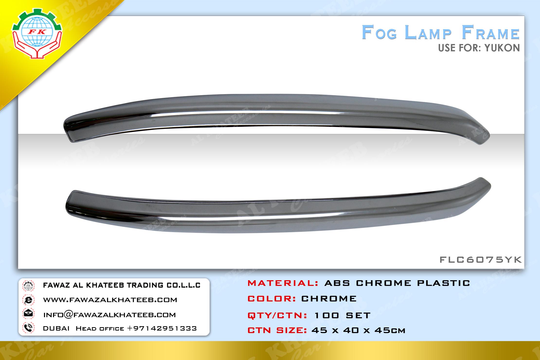 FOG LAMP FRAME USE4 GMC YUKON 15ON