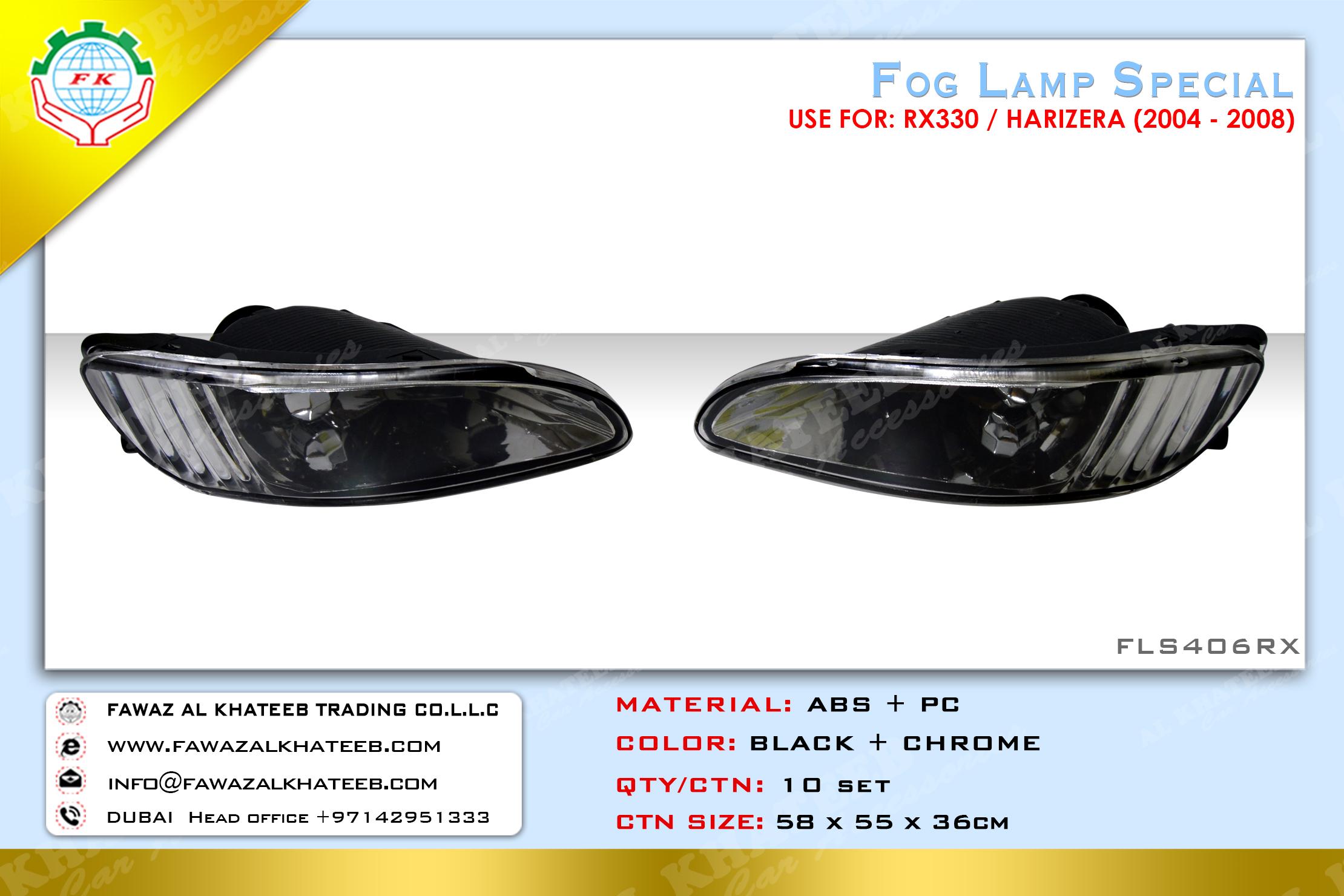 FOG LAMP 4LEXUS RX330/HARIZERA04-08