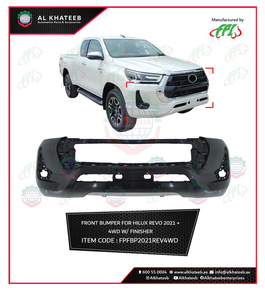 FRONT BUMPER HILUX REVO 4WD W/ FINISHER