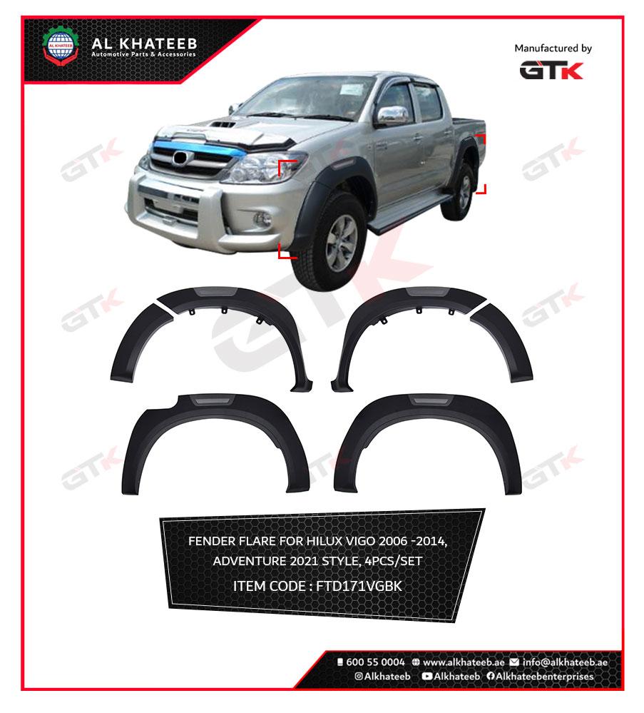 FENDER FLARES 4 FACELIFT HILUX VIGO 05'14' TO ADVENTURE 21' Style