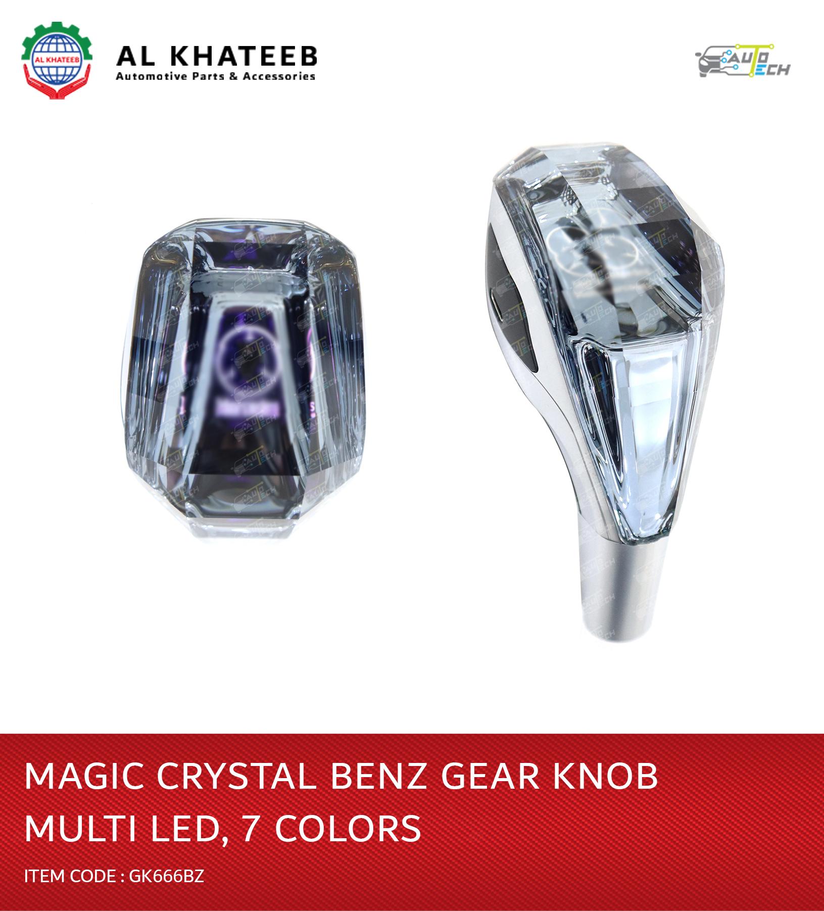 GEAR KNOB MAGIC CRYSTAL LED 7 COLOR BENZ