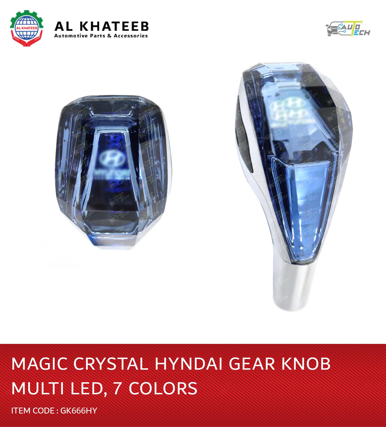 GEAR KNOB MAGIC CRYSTAL LED 7 COLOR HYUNDAI