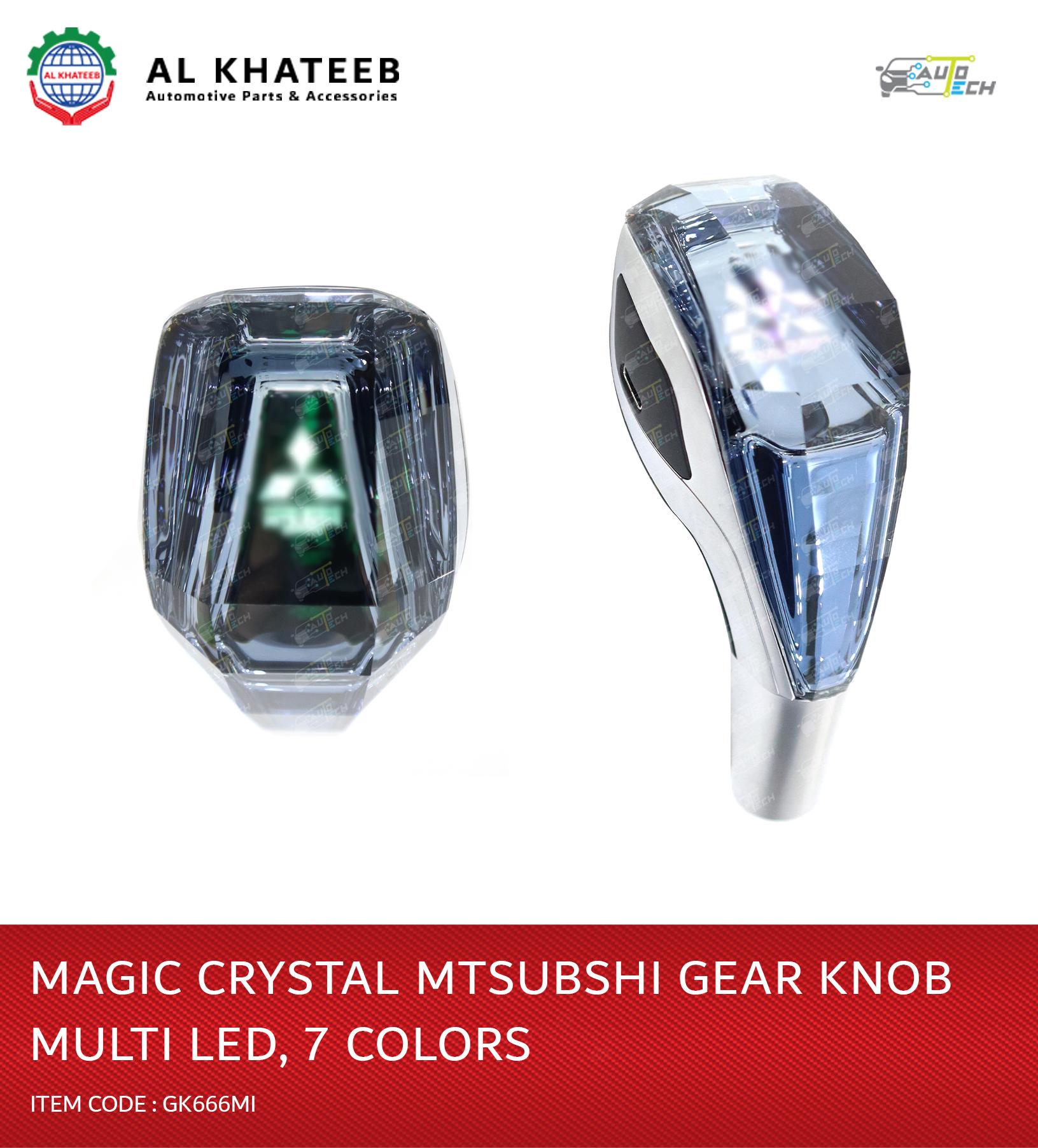 GEAR KNOB MAGIC CRYSTAL LED 7 COLOR MITSUBISHI