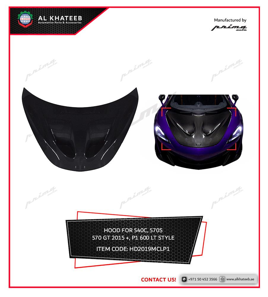 HOOD FOR MCLAREN 570S/540C/600LT P1 DESIGN 