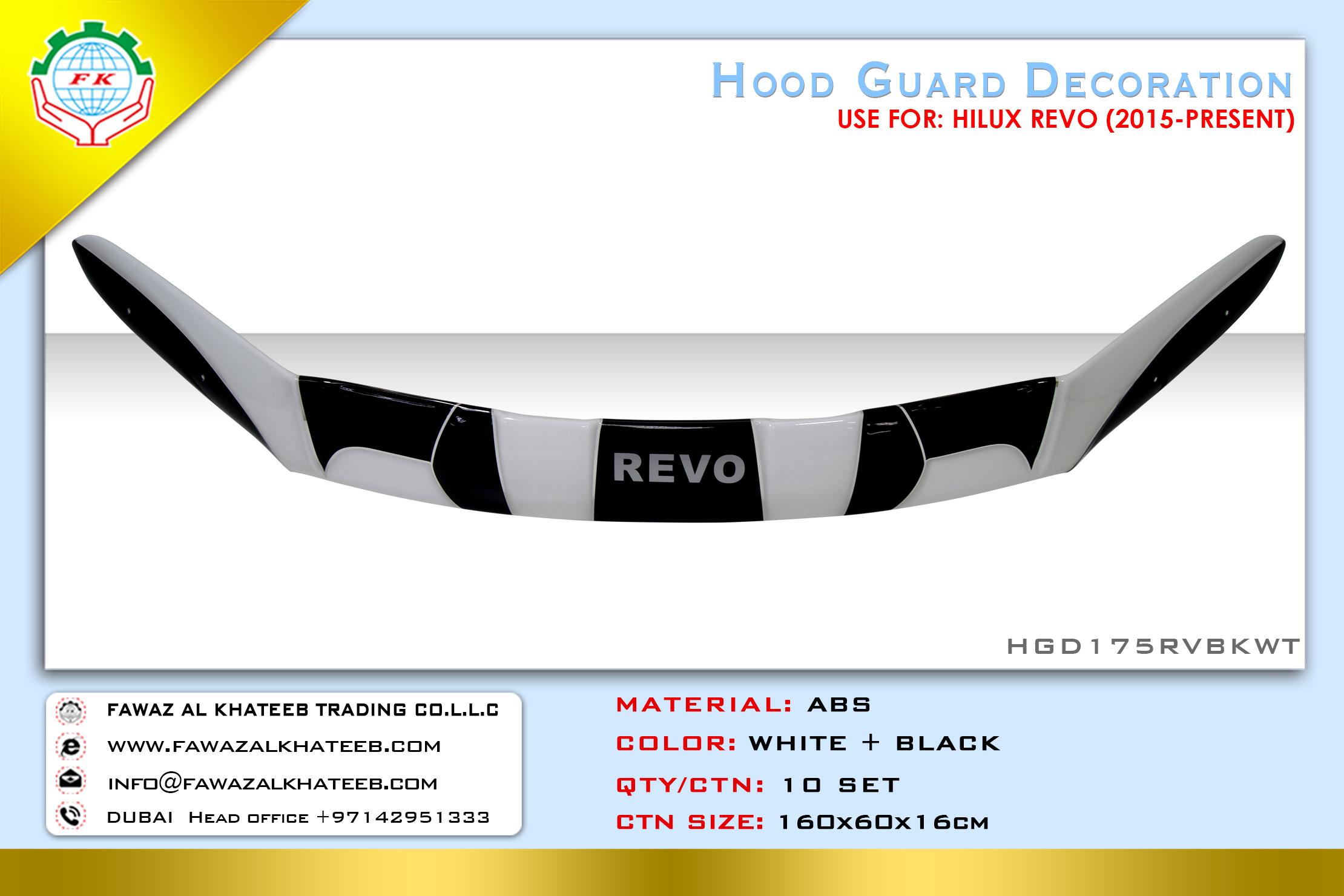 HOOD GUARD DECORATION4 HILUX REVO15