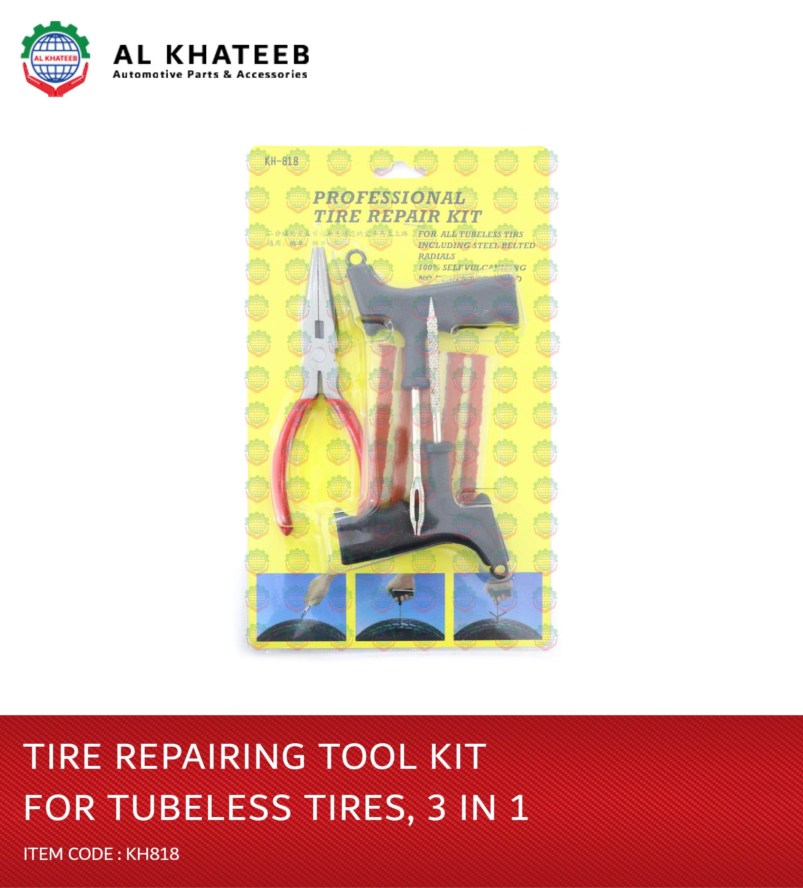 TIRE REPAIRING TOOL KIT 3 IN 1 KH818