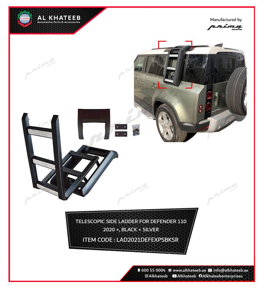 TELESCOPIC SIDE LADDER FOR  LR-DEFENDER 110 2020+ BKSR