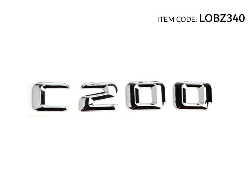 LOGO  CHROME USE4 BENZ C200