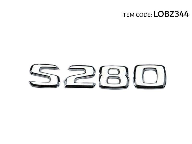 LOGO  CHROME BENZ S280