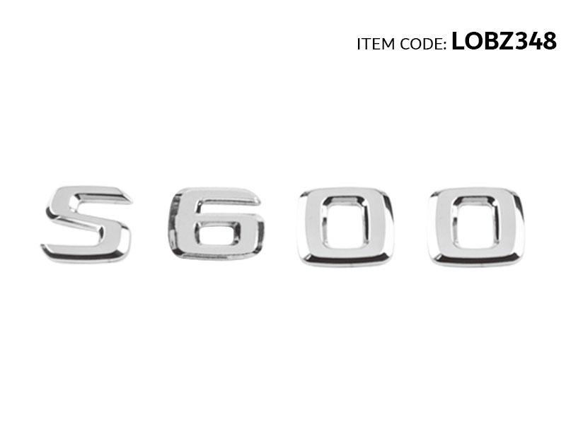 LOGO  CHROME USE4 BENZ S600