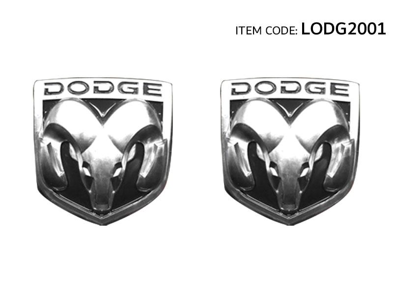 LOGO  CHROME USE 4 DODGE 2PC S
