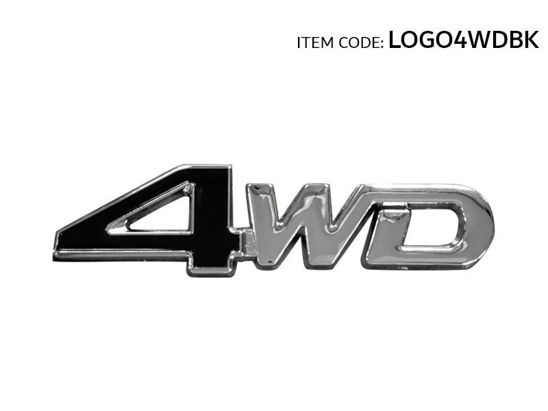 LOGO 4WD LETTER ABS-LOGO4WDBK