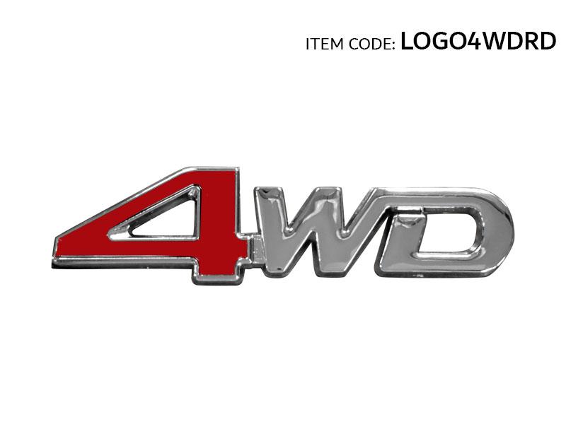 LOGO 4WD LETTER ABS-LOGO4WDRD