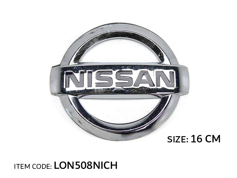 LOGO NISSAN, CHROME 16CM