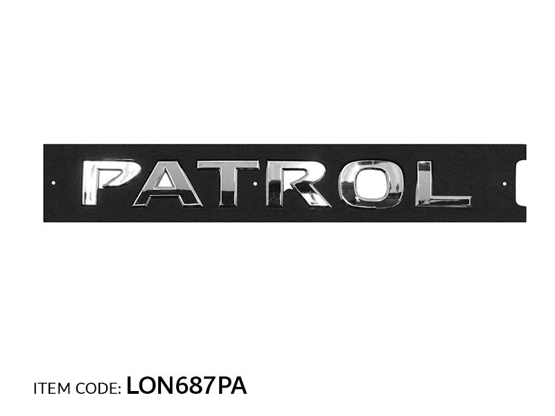 PATROL Y62 STICKER reardoor
