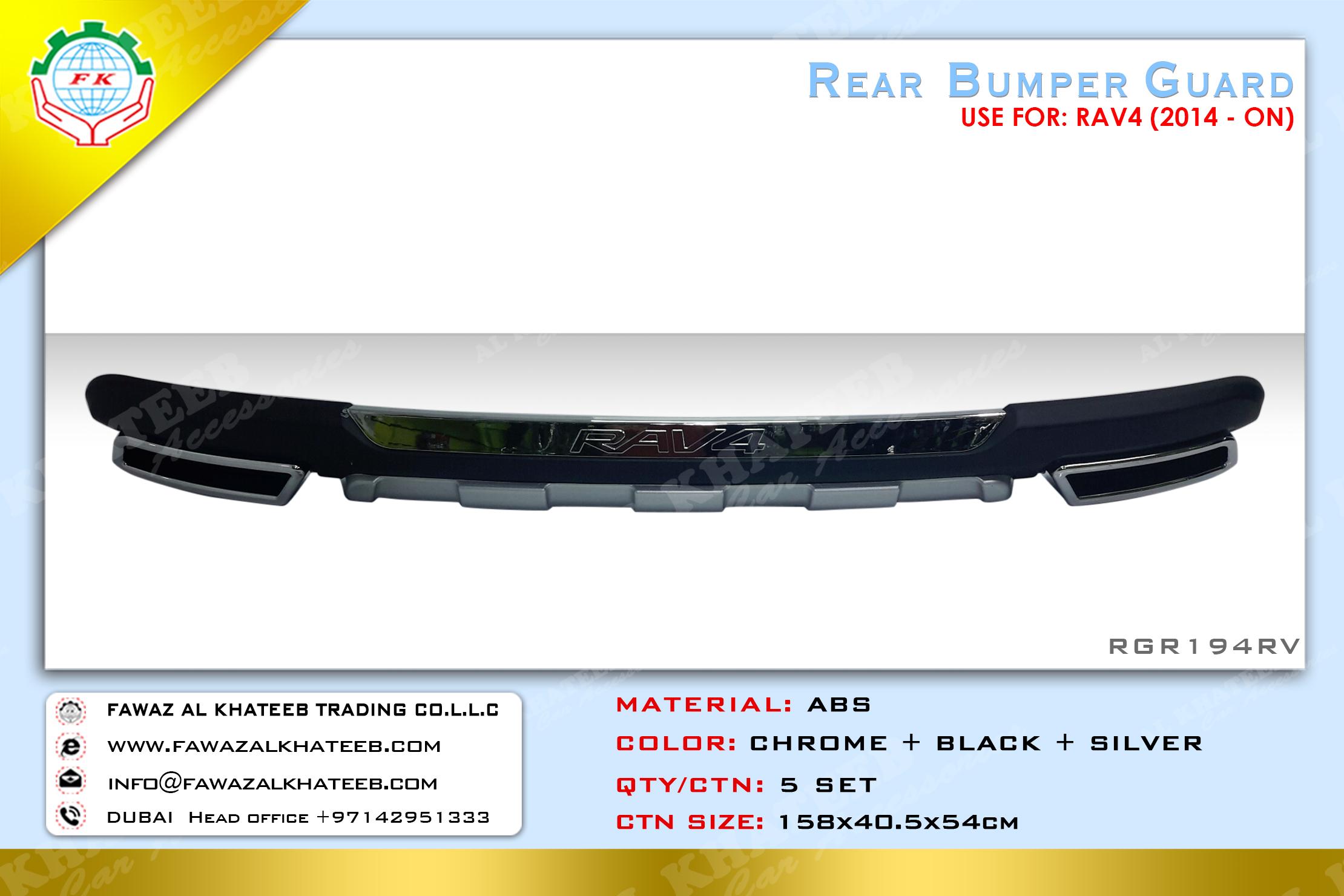 REAR BUMPER FOR RAV4 2014ON