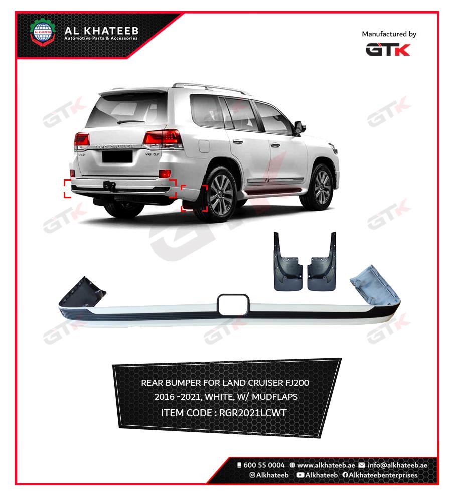 REAR BUMPER 4 LAND CRUISER 2019/W.MUD FLAP,White