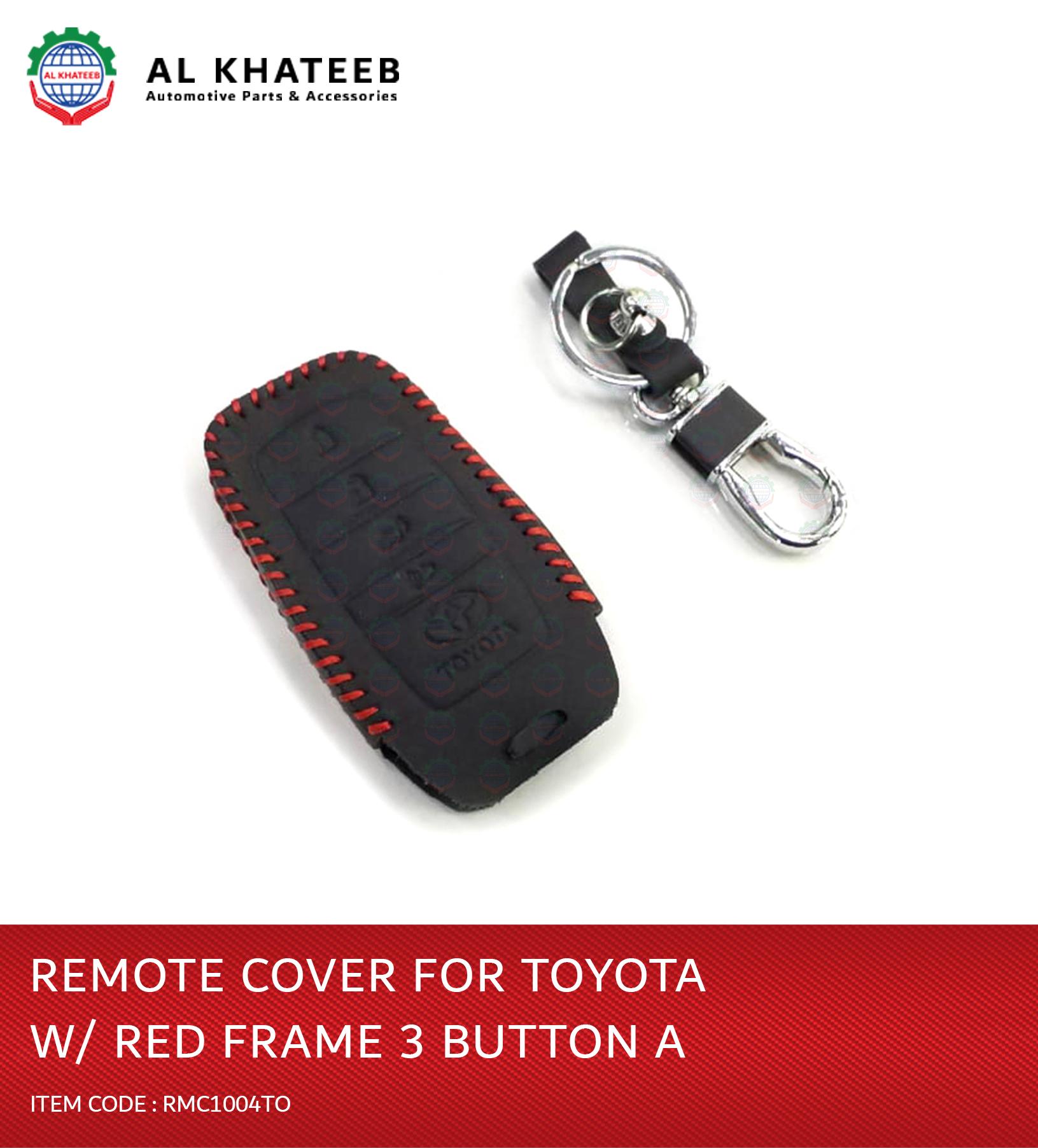 REMOTE COVER FOR TOYOTA UNIVERSAL LTR W/RED FRAME 3 BUTTON-A