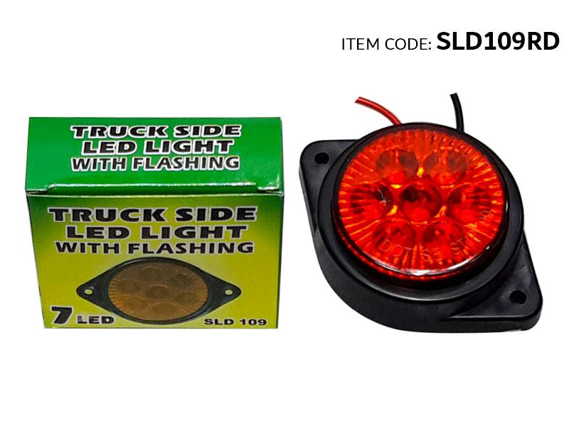 TRUNK 7PC LED SIDE LIGHT 24V /FLASH-SLD109RD