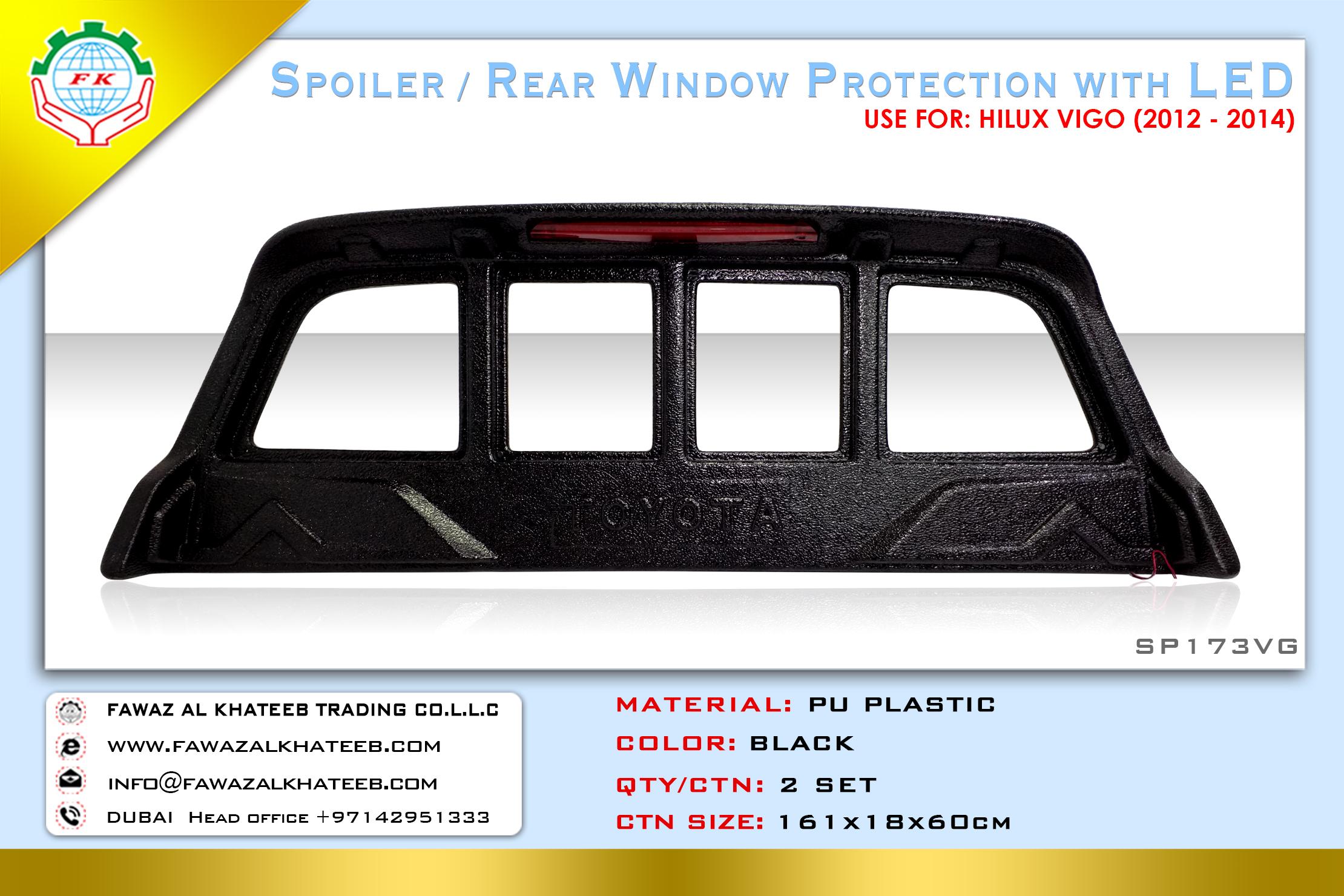 SPOILER W.LED BL TOYOTA VIGO-13