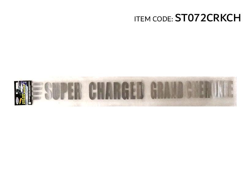 SUPER CHARGED STICKER FOR CHEROKEE-ST072CRKCH