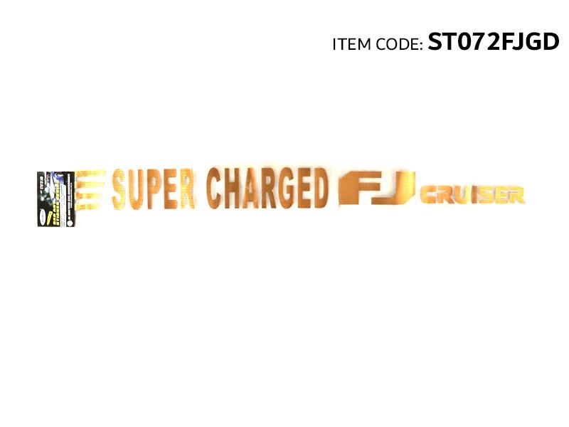 SUPER CHARGED STICKER FOR FJCRUISER-ST072FJGD