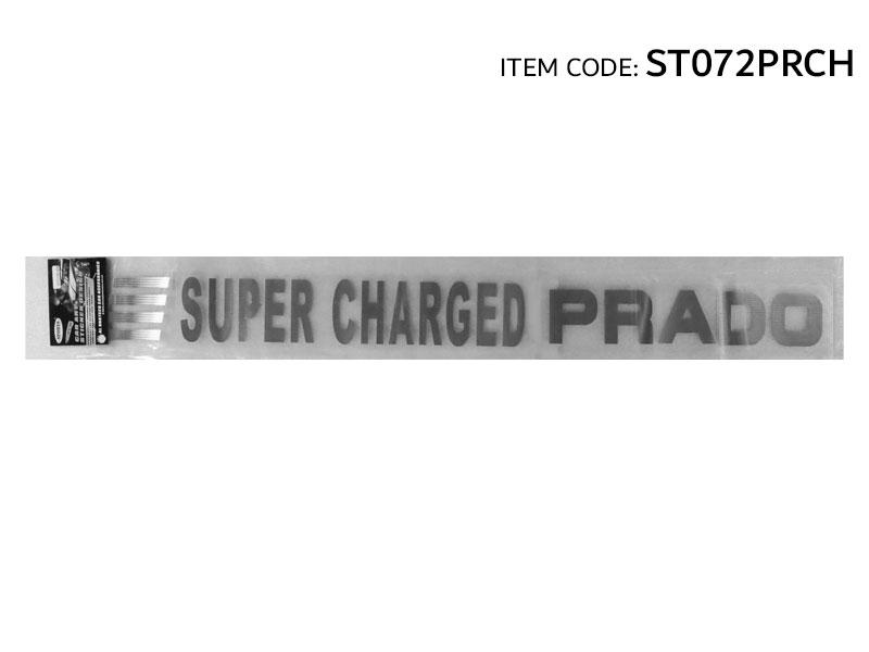 SUPER CHARGED STICKER FOR PRADO-ST072PRCH