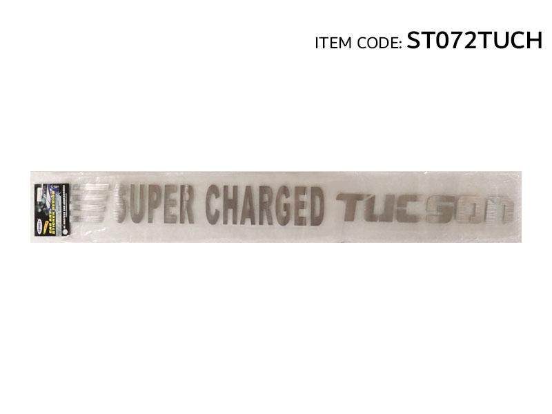 SUPER CHARGED STICKER FOR TUCSON-ST072TUCH