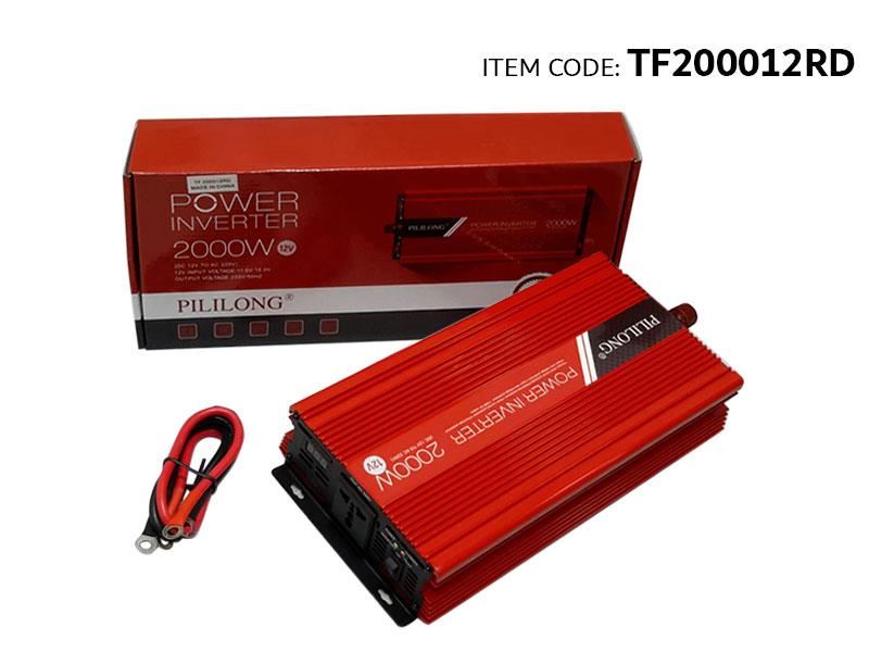 TRANSFORMER 12V-220V 2000W/USB/FUSE