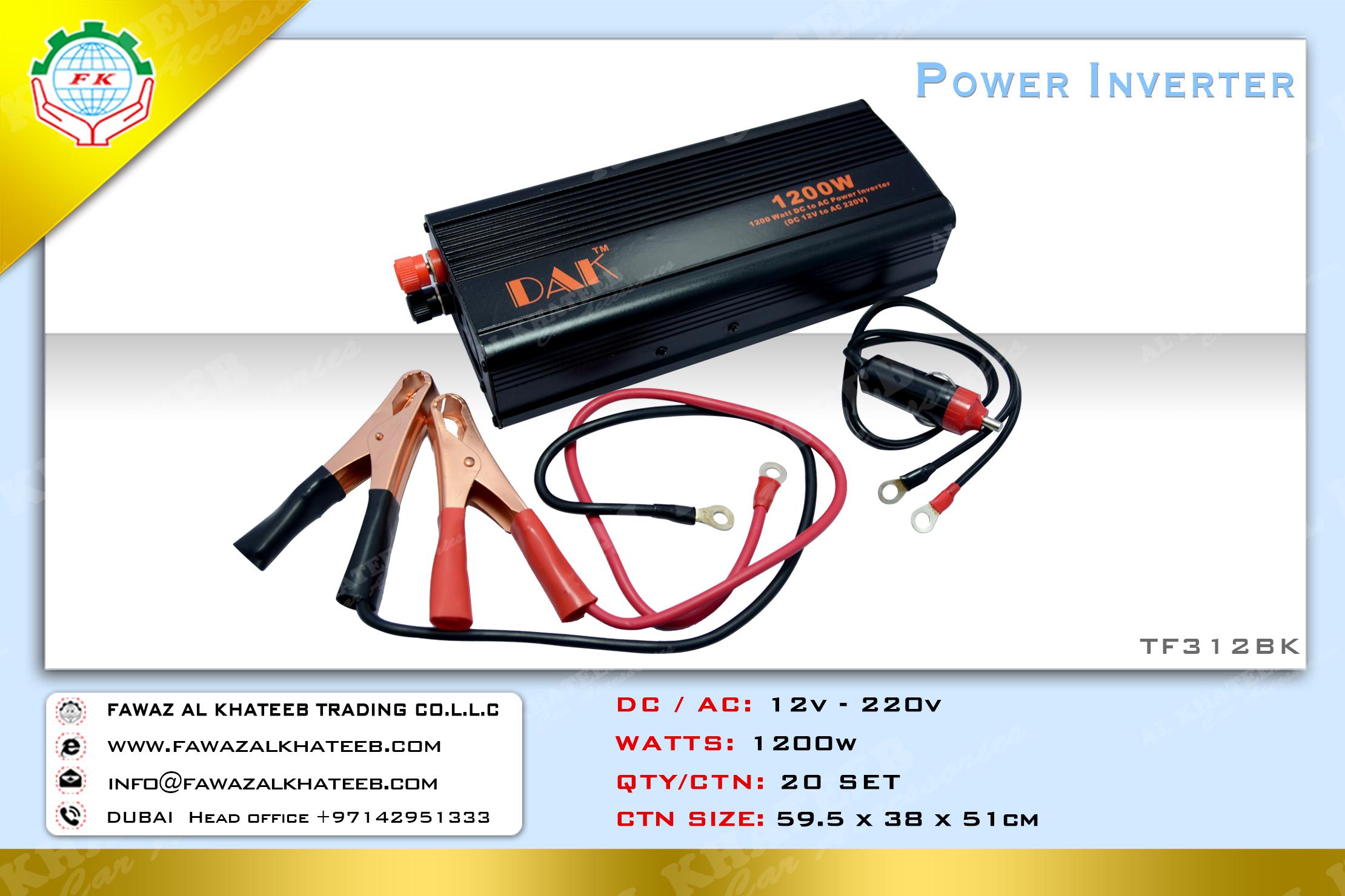 TRANSFORMER 12V-220V 1200W