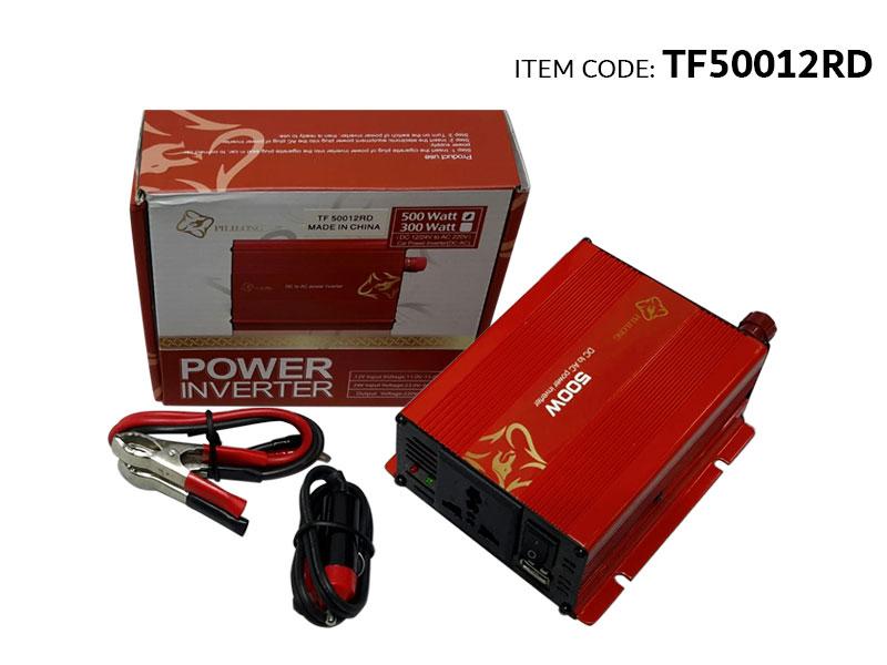 TRANSFORMER 12V-220V 500W/USB/FUSE