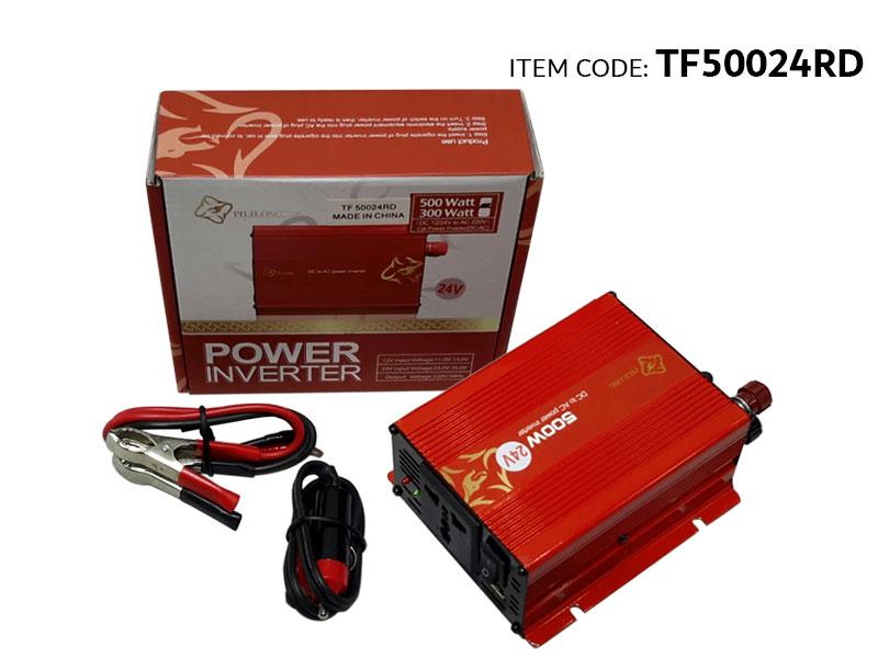 TRANSFORMER 24V-220V 500W/USB/FUSE