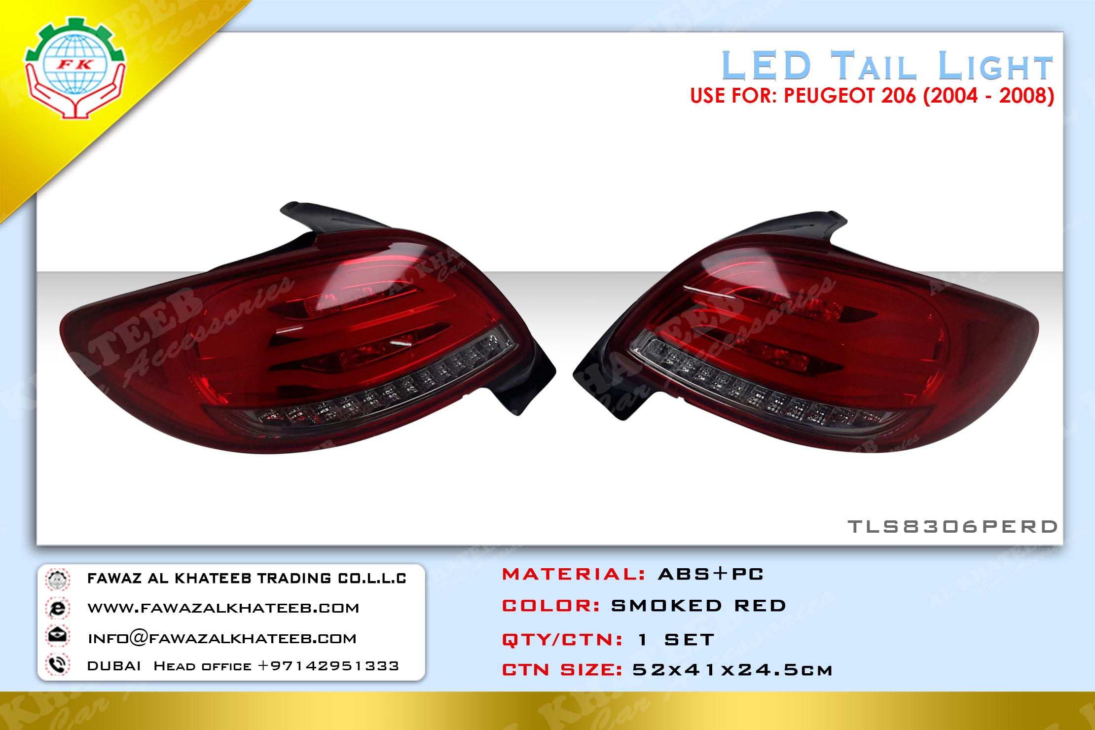 TAIL LIGHT/LED 4 PEUGEOT206 2004-08