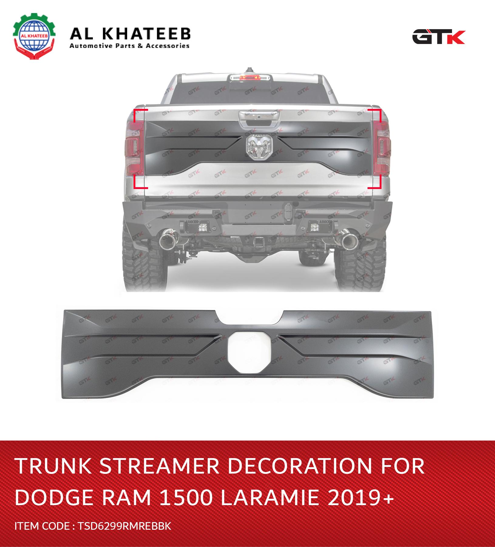 TRUNK STREAMER DECORATION 4 DODGE RAM 1500 LARAMIE 2019+